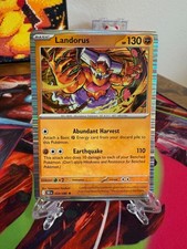 Pokemon Landorus 053/086 Holo Rare TCG 2025 Black Bolt Card