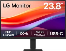 LG Curved Monitor 24U421A 23,8 Zoll LED-Monit...