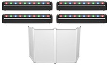 4 Chauvet DJ COLORband PiX-M ILS RGB LED Moving Strip Effect Wash Lights Facade