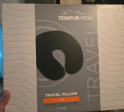 Tempur-Pedic TEMPUR-Travel Neck Pillow, Polyester, Navy