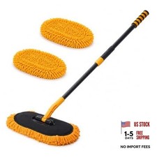 Extension Pole Car Wash Mop with Long Handle, Microfiber Car Wash Brush
