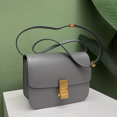 Celine Pre-Owned Authentic Luxury Handbag Grey 23*18*6 Free Tracked Shipping