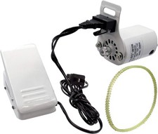 Enduro Sewing Machine Motor Kit with Foot Pedal  Belt - 110 Volt, 100 White