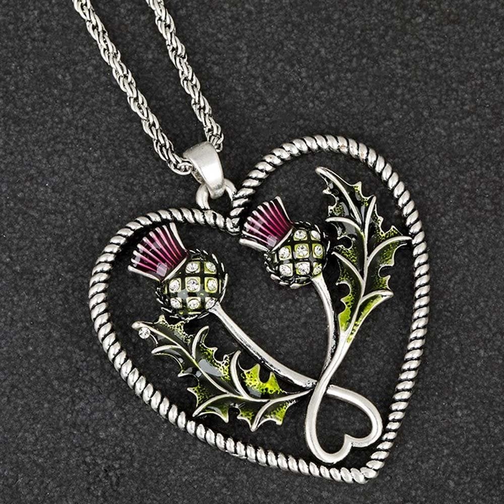 Equilibrium Vibrant Thistle Long Necklace 279430