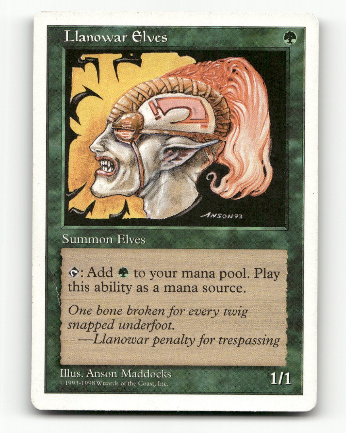 Llanowar Elves (MP) Anthologies ATH Magic MTG