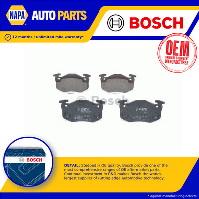 Brake Pads Set 0986460970 Bosch BP539 E190R011195310 E990R02A11804207 20635 New