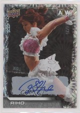 2022 Upper Deck AEW All Elite Wrestling Pyro Auto 14/25 Riho #54 Auto 2zq