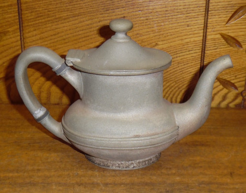 STRIPPED Reed & Barton Silver Soldered 10oz Pennsylvania Lines Railroad Teapot