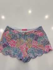 Lilly Pulitzer Buttercup Shorts In Multi Splashdance Print Size 14