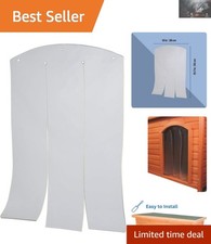 Replacement Doggie Door Flap for Dog House - 14.75 x 21.5 in Clear Plastic