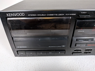 Kenwood KX-W892 Double Stereo Cassette Deck Parts Repair / Great