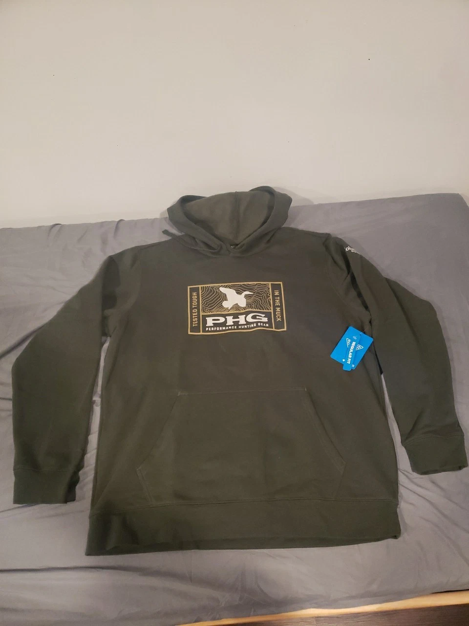 Columbia PHG Men's Tough Line Hoodie Sweatshirt XL Green Midweight