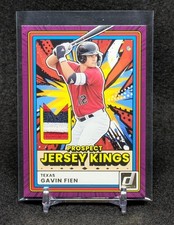 2026 Panini Donruss Gavin Fien Jersey Kings /49 3-Color Relic Patch SN Parallel