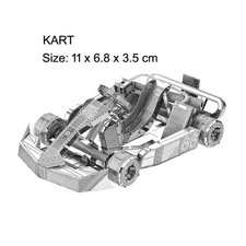 3D Metal Car Puzzle Kit - Challenging  Engaging DIY Experience