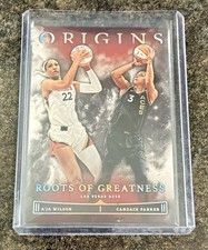 2023 Panini Origins WNBA Roots of Greatness A'ja Wilson Candace Parker LV Aces