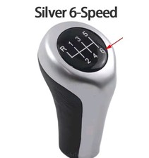 POMELLO LEVA CAMBIO PER BMW E46 E90 E91 E60 E61 E53 X1 X3 X5 IMPUGNATURA MARCE 6