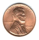 1944 S UNCIRCULATED Lincoln Wheat Cent RED - Actual Coin Shown