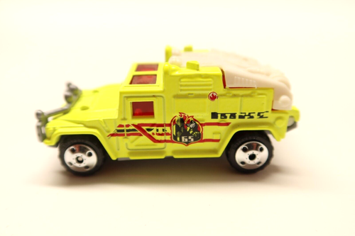 Humvee Matchbox Fire Department Hummer GM 2000 Issue Neon Light Color 1:64 - Picture 7 of 7