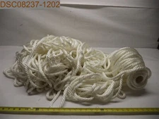 QTY = 500FT: 1/2 Solid Braid Nylon White Rope, 18754, 18754111