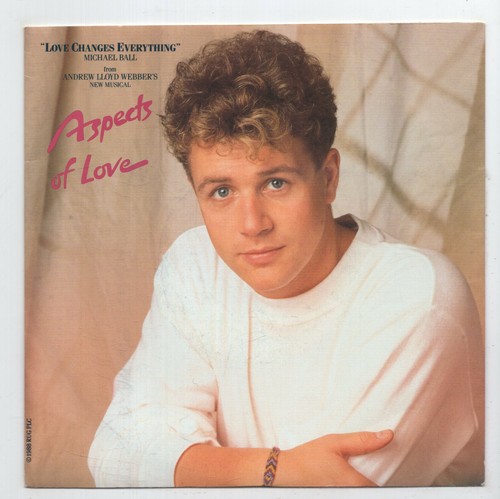 (M547) Michael Ball, Love Changes Everything - 1989 - 7" vinyl
