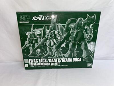 BANDAI HGUC 1/144 Isaac/Gaza C/Geara Doga (Unicorn Ver.) Set 