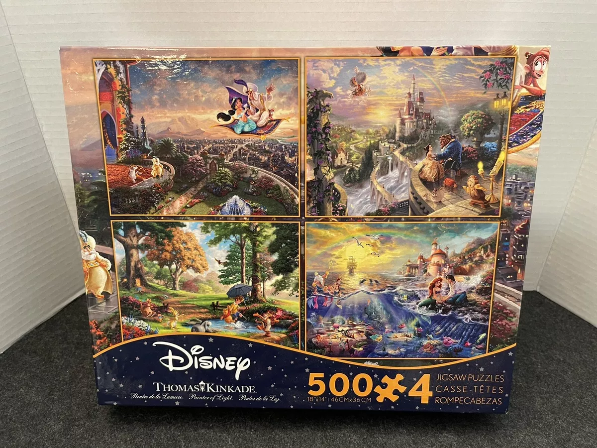 Thomas Kinkade Disney Dreams 4 in 1 Puzzle Set –