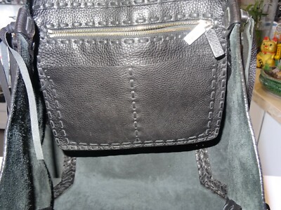 Valentino Garavani C-Rockee Fringed Tote Black- BL-I699. | eBay