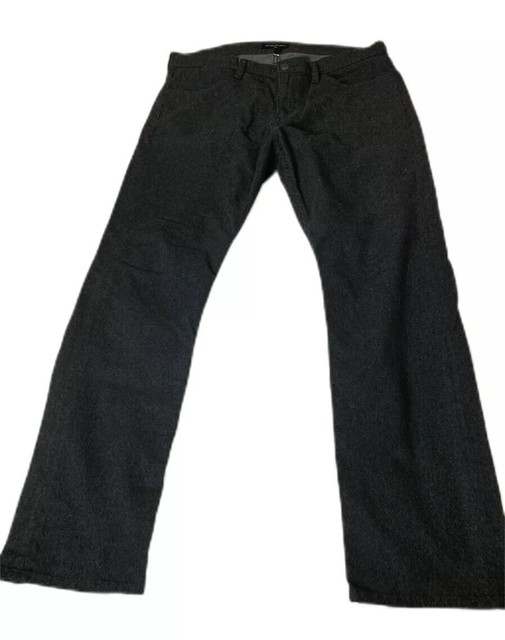 Banana Republic Stretch Dark Gray/ Black Slim Men Pants RN 54023 eBay