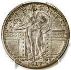 💚CAC💚❤️‍🔥🗽🦅😎PCGS T 1 FS801 DDR AU58 FH 1917 D STANDING LIBERTY QUARTER