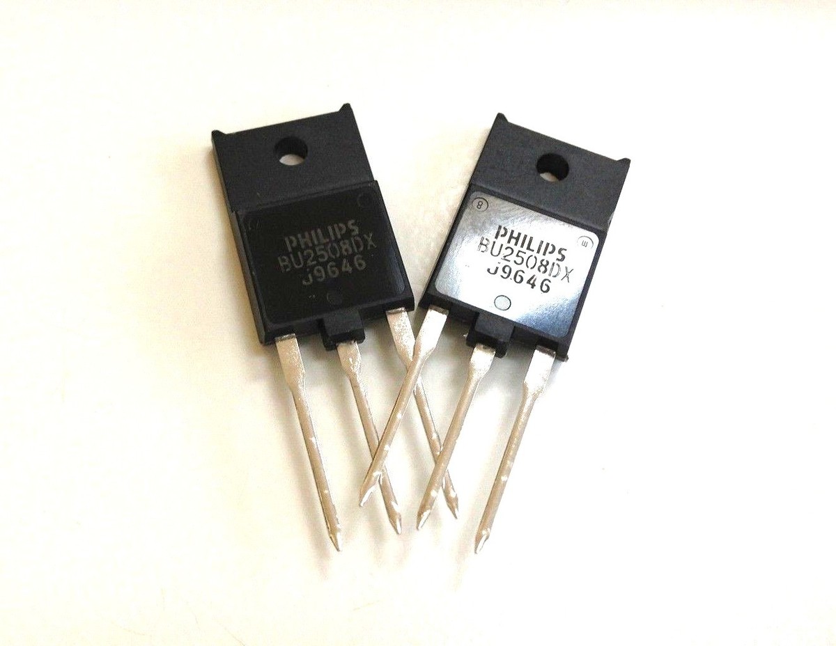 Lot De 2 Transistors BU2508A NPN Puissance Rapide 1500V 8A - Philips, Neuf