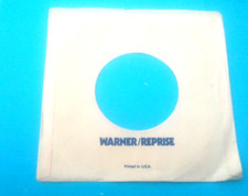 WARNER-REPRISE White w/Blue Print SLEEVE ONLY 1 NO VINYL 45 RPM L K