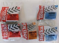 New McDonalds Happy Meal Tonka Truck Toys Lot Of 5 Toys 1992 NIP