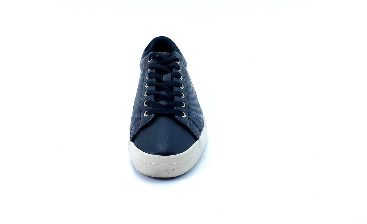 【POLO RALPHLAUREN】LONGWOOD-SNEAKERS-VULC NAPPA SMOOTH CALF Polo Ralph Lauren Longwood Black Perf Nappa Smooth Calf 9 D