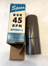 VTG SPECO BSR 45 RPM SPINDLE ADAPTER - BROWN