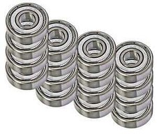 16 stainless steel inline/Rollerblade/Fidget Skate Bearing 8mm Bore Shielded