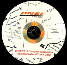 Burlington Northern Santa Fe Glasgow Sub Team Manual - PDF Pages on DVD