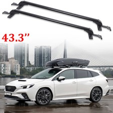 For Subaru Wrx Sti 2015 Roof Rack 43.3 Crossbars Luggage Cargo Carrier W Lock