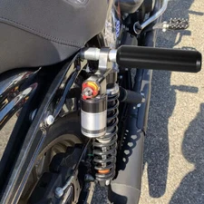 Shock Mount Frame Sliders 6.5" Crash Bar For Harley Sportster Super Low XL1200T 