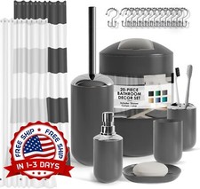 Juego de accesorios de ba o de 20 piezas con revestimiento Elegance, elegante US