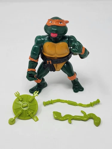 1989 Rock n' Roll Michaelangelo Teenage Mutant Ninja Turtles Action Figure TMNT