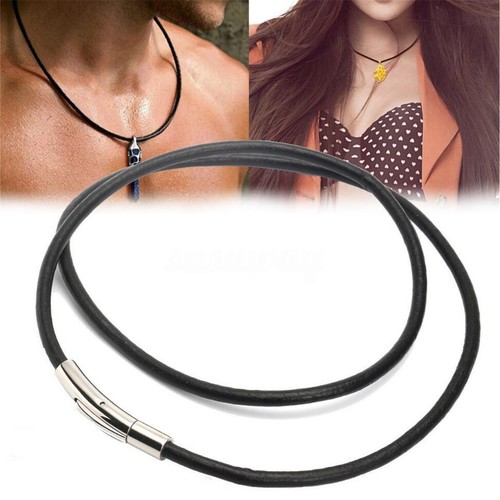 3mm Unisex Stainless Steel Leather Cord 