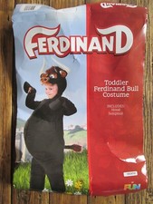 Ferdinand Bull Costume Baby Toddler 18 Months Cow Halloween Suit Hood Jumpsuit