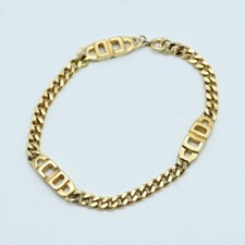 K06-k027 Christian Dior CD logo GP bracelet gold
