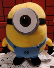 Despicable Me Minion Stuart 10" Plush "One Eye" Toy Factory 2014 Minor Wear