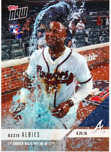 2018 Topps Now 368 Ozzie Albies