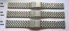 Eichmüller 057 TITAN MASSIV TITANUHRENARMBAND Titanium Auswahl: 18, 20, 22 mm