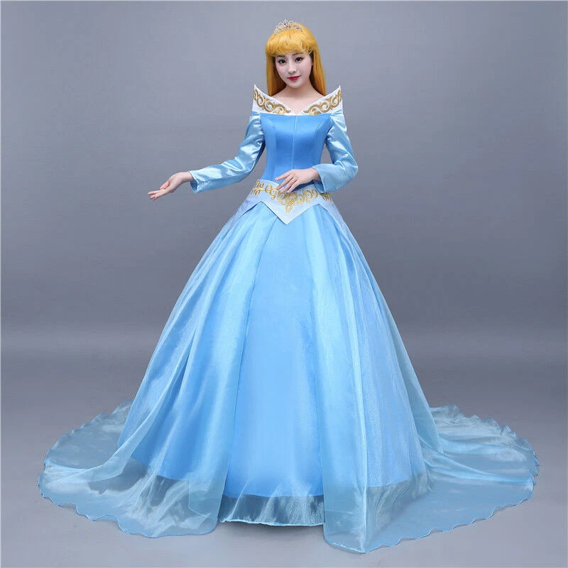 sleeping beauty blue dress