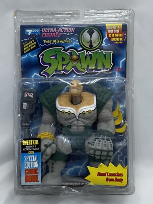 Todd McFarlane Overtkill Action Figure + Special Edition Comic Todd Toys 1994