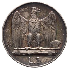 DN - Regno d'Italia - 5 lire 1930 - Vittorio Emanuele III - 10193