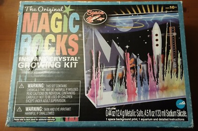 Magic Rocks Lds The Original Magic Rocks Instant Crystal Growing Kit - Space New Sealed ...